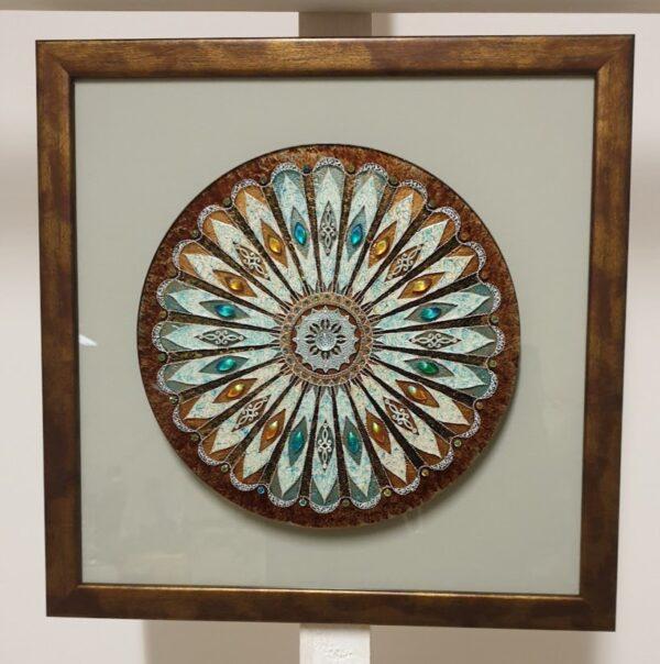 Fénykapu fali térmandala