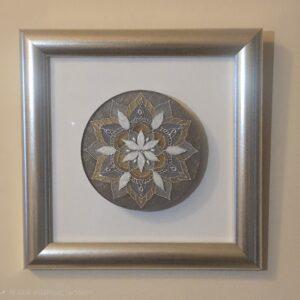 Arany csillag fali mandala