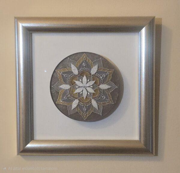 Arany csillag fali mandala