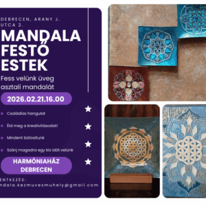 Mandalafestő Estek 2026. 02. 21. 16. óra